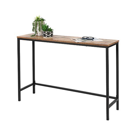 Console 105x30x75 cm naturel et noir - OKA (1/6)