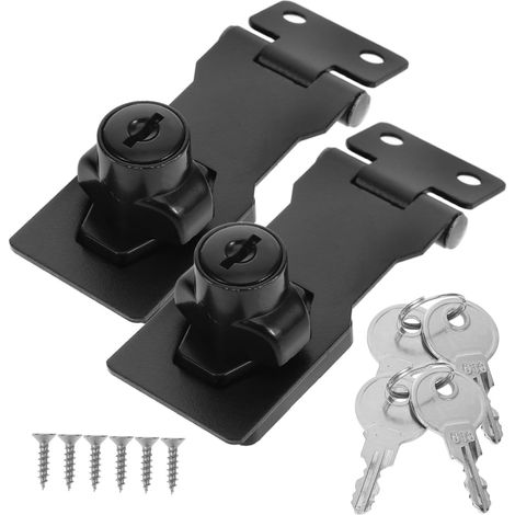 Loquet de porte Unomor en 2 pièces, verrou sécurité pour portes (1/5)