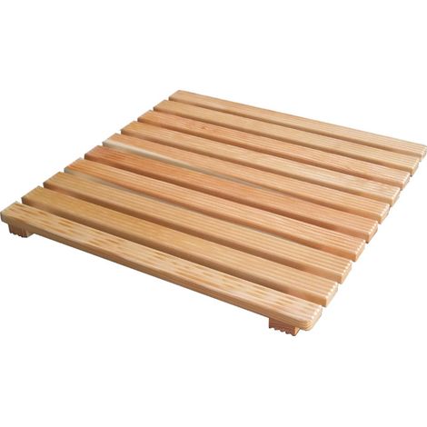 Pedana doccia larice cm. 60 x 60 (per piatti cm 80 x 80 e oltre)