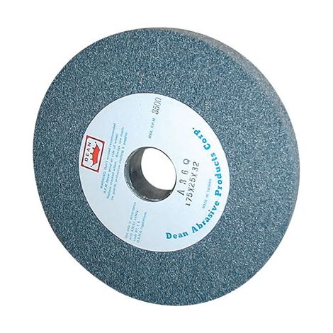 Güde – Meule à touret 150 mm – Grain 60 – Alésage 32 mm – Pour affûtage pièces métalliques – Adaptateur 12,7 mm inclus - G55271