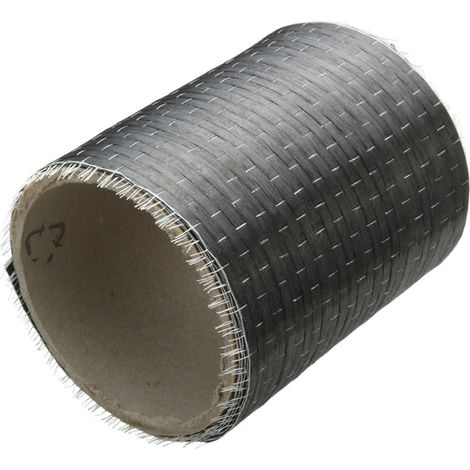 Rotolo in tessuto di vera fibra di carbonio - 200 g/m² 12K UD PLAIN unidirezionale Misura - 200mm(20cm) x 1 Metro