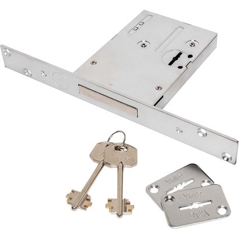 Serrure électrique à appliquer NF5011/1GR Multiple Cornes à Cylindre Fixe Gris (1/4)
