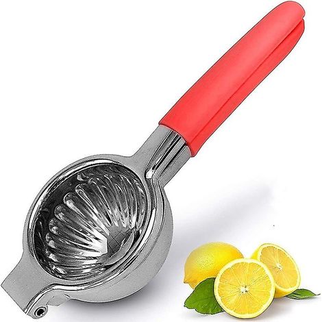 Presse-agrumes avec bol en métal massif haute résistance et poignées en silicone alimentaire