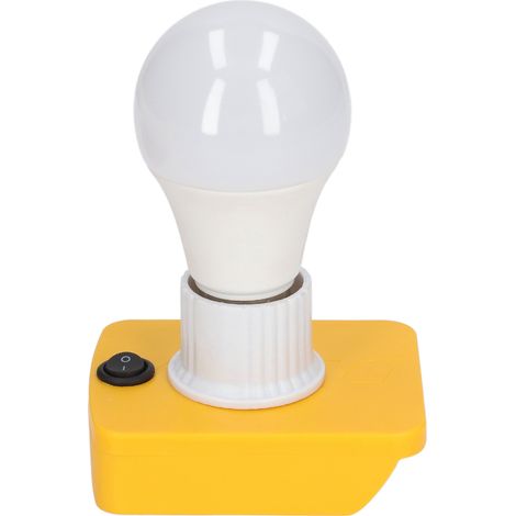 Ampoule de travail LED portable E27 compatible avec les batteries au lithium Dewei série 18V/20V DCB. (1/5)