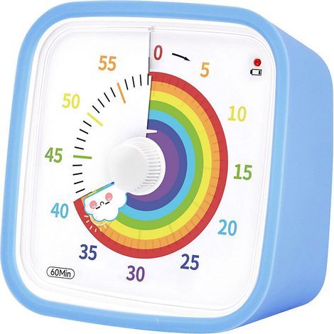 Timer visivo per bambini, cronometro e timer per il conto alla rovescia da 60 minuti per bambini e adulti (1/5)