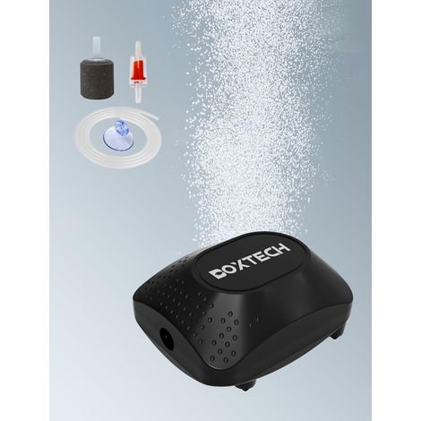 Mini Aquarium Air Pump Oxygen Aerator Pump Bubble Kit with Air Stone 1.5W (1/5)