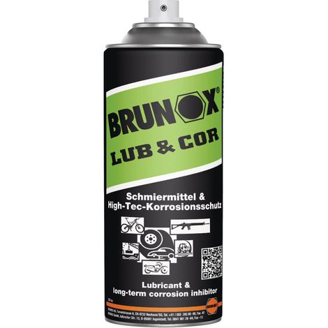 Brunox Grasso Spray 400ml - Grasso Spray Anticorrosione 400ml per Catene, Motoseghe Moto e Bici