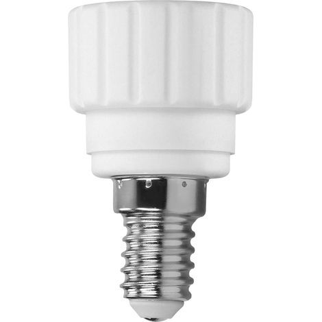 Adaptateur pour Douille Ampoule E14 vers GU10 Ampoule Led E14 vers Ampoule GU10 Led Adaptateur Culot E14/GU10 Adaptateur Douille Pour Lampe Convertisseur Douille Ampoule (1/3)