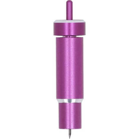 Schneidemesser-Set für geklebte Stoffe, scharfe 60°-Stoffschneideklinge mit feiner Spitze und robustem Etui für Cricut Maker Explore, Lila (1/5)