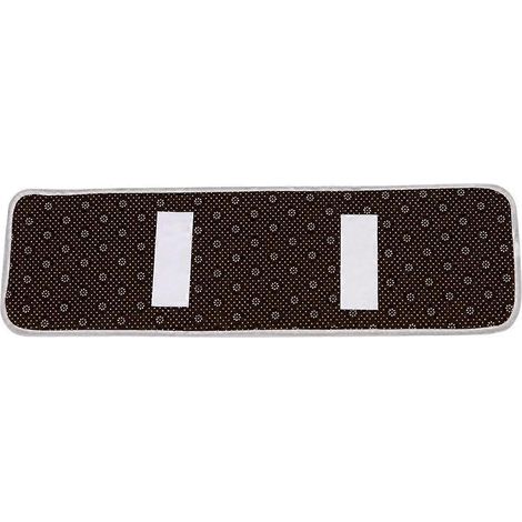 Tapis d'escalier antidérapant d'intérieur, 5 pièces par paquet, avec support en caoutchouc. (1/5)