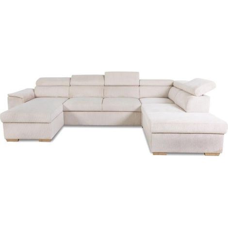 Schlafsofa casapy modernes Design beige 326x216 cm