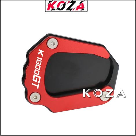(Logo rouge K1600GT) Compatible avec BMW K1600B K1600GT K1600GTL K1600 B GT GTL 2017 2018 2019. Béquille latérale CNC, extension et plaque de support. Maxpower agrandi. (1/3)