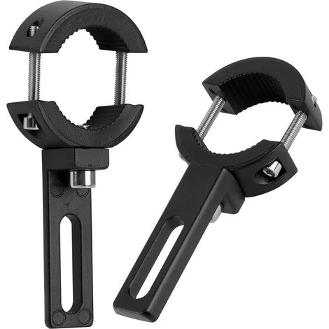 2 Supports Universaux Réglables pour Feux Additionnels Moto - Montage sur Tube pour Barres LED/Anti-Brouillard - Compatible ATV, 4x4 et Camions (1/5)