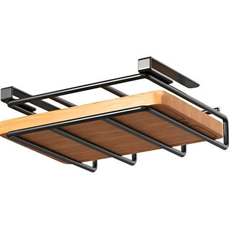 Support, étagère suspendue pour planches à découper sous le meuble (1/4)