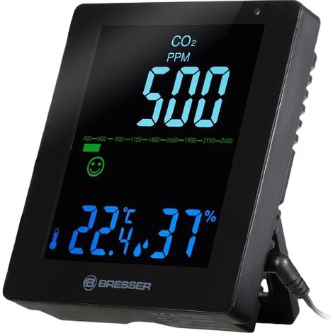 Luftqualitätsmonitor Bresser smile CO2 Alarm 400-5000ppm
