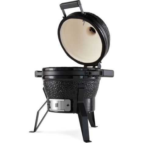 Kamado barbecue 13'' - Barbecue compact céramique, grille inox (1/5)