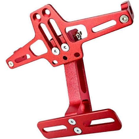 Support de plaque d'immatriculation moto MSX réglable, en alliage d'aluminium CNC lisse. (1/5)