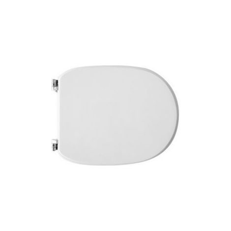 Abattant WC pour WC Vitruvit Alba Abattant WC 40,5-43 x 34,8 cm avec charnie'res re'glables et sie'ge en fonte de bois