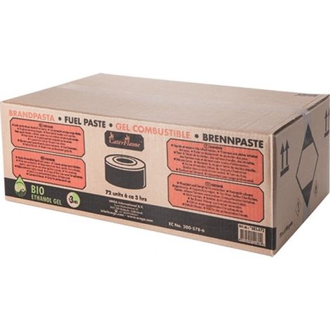 Gel combustible 200gr - lot de 72 - CaterFlame (1/2)