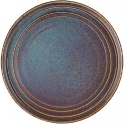Assiettes Plates Rondes Irisées Cavolo 270mm (Lot de 4) - Ref FD916 - Olympia (1/4)