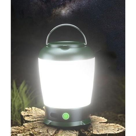Lampe de camping, Lanterne de camping rechargeable par USB Lampe de tente portable 6 modes d'éclairage Lampe de camping pour randonnée en plein air, urgence, panne (1/5)