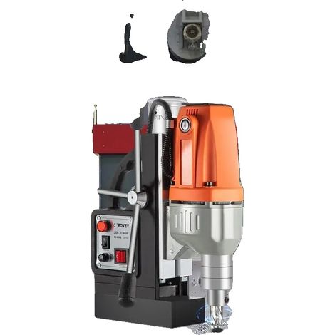 Trapano magnetico, alte prestazioni, funzionalità versatile, arancione (1/2)