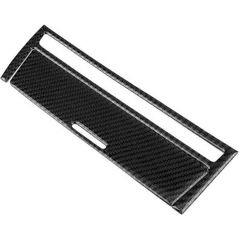 2pcs Sticker carbone pour allume-cigare voiture, compatible BMW Série 3 E46 1998-2005, décoration intérieure en fibre de carbone, protection anti-rayures, accessoire auto design. (1/4)