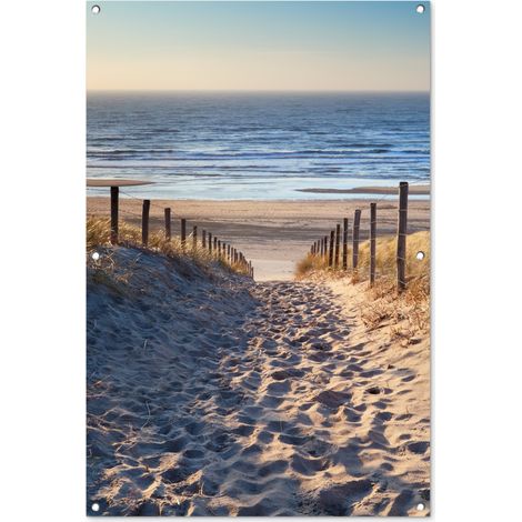 PÓSTER DE JARDÍN Playa - Mar - Países Bajos - Dunas - Sol 80x120 (1/5)