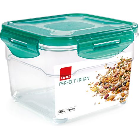 Ibili TRITAN 1500 ML Hermetischer Behälter, Edelstahl
