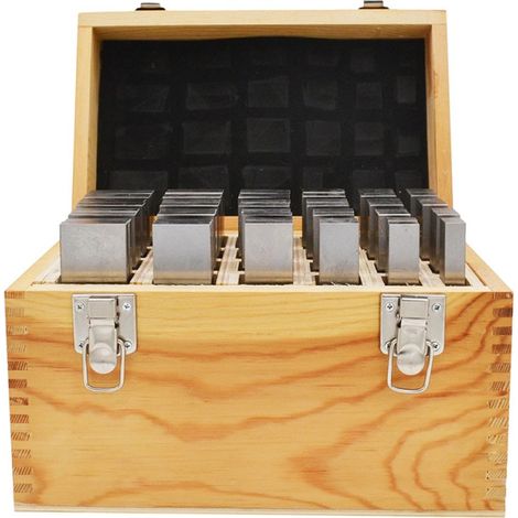 Jeu de cales de fraisage vertical au pas de 5 mm -