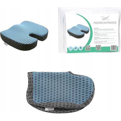 Blauer Bezug für das Medi Sleep Sitzkissen
