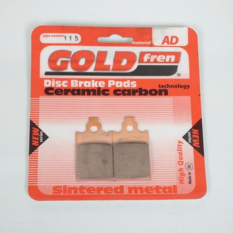 Plaquette de frein Gold Fren pour Scooter Malaguti 50 Crosser Cr1 (1/2)