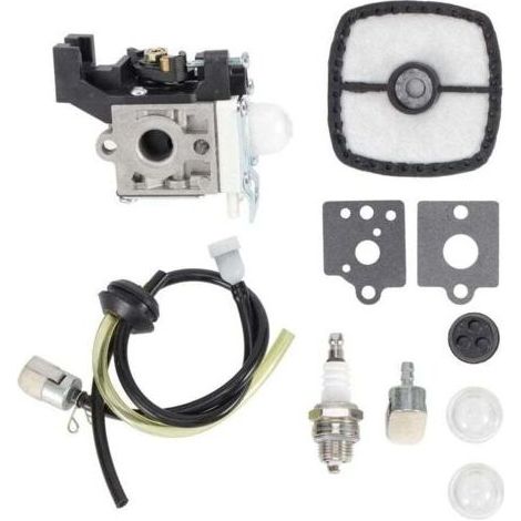 ALLIANDISUlisemKit carburateur de qualité supérieure pour débroussailleuse Echo SRM-225 PAS-225 PE225 PPF225 SHC225 SRM225U Installation facile fiable et durable Accessoires complets inclus (1/4)
