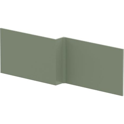 Hudson Reed Juno Shower Bath Front Panel 540mm H x 1700mm W - Satin Green (1/5)