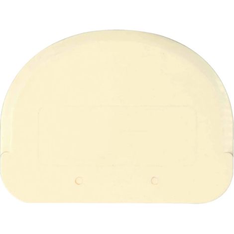 Raschietto per pasticceria semicircolare 120 x 88 mm