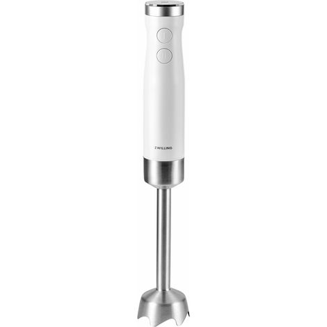 ZWILLING 1021604 Enfinigy Frullatore a Immersione 800W 9 Velocita' Regolabili Funzione Pulse Lama Piranha in Acciaio Inossidabile Bicchiere 600 ml colore Bianco (1/3)