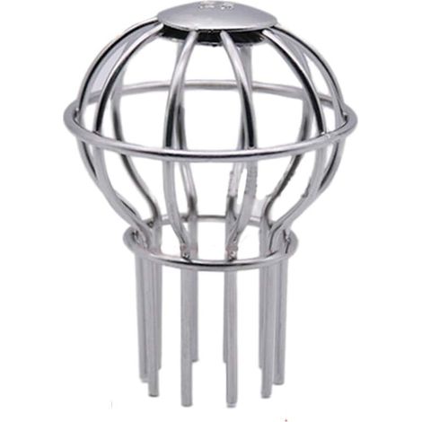 Crépine inox 304 pour gouttière, empêche l’obstruction par les feuilles, nettoyage facile   38 mm