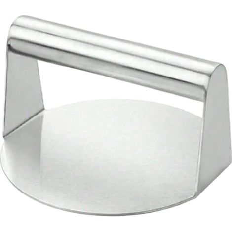 Presse à burger en acier inoxydable – 1 pièce – Moule rond pour steaks hachés – Accessoires pour barbecue (1/5)