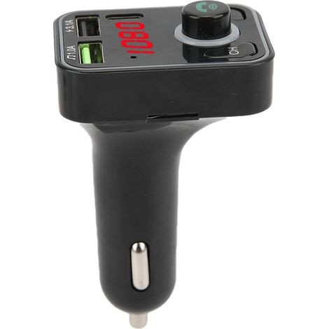 1 Émetteur FM, Bluetooth 5.0, 2 ports USB, lecture MP3, éclairage RGB, tension batterie, voiture (1/5)