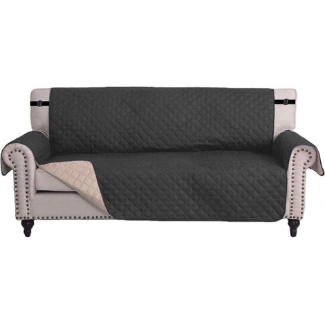 Housse Canapé 2 Places,Impermeable Housse de Canapé, Universelle Housse Canape Protege Canape Chat Chiens Griffures Antidérapante (1/5)