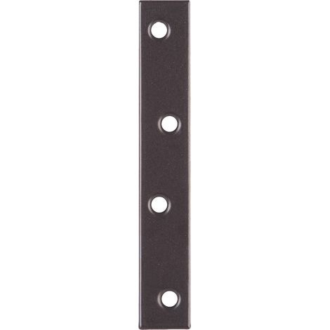 ALBERTS Platine d'assemblage acier noir 100 x 15 mm ALBERTS