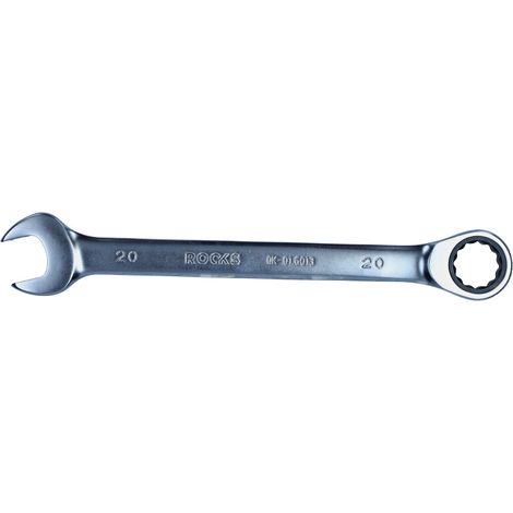 Chiave combinata ROOKS 20 mm con cricchetto (OK-01.6013)