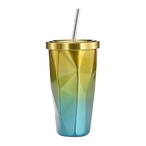 Tasse de voyage en acier inoxydable 500ML (or)-Fei Yu (1/3)