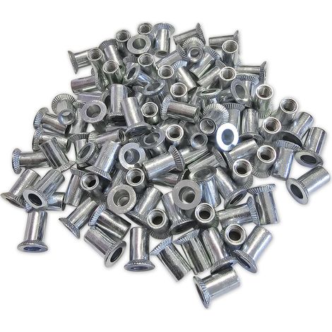 Inserti filettati da 4 mm con testa a svasare