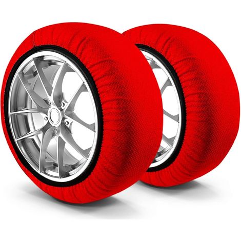Kippen 1169A - Coppia calze da neve omologate EN 16662-1. Adatte per auto, SUV e furgoni. Taglia XS (1/4)