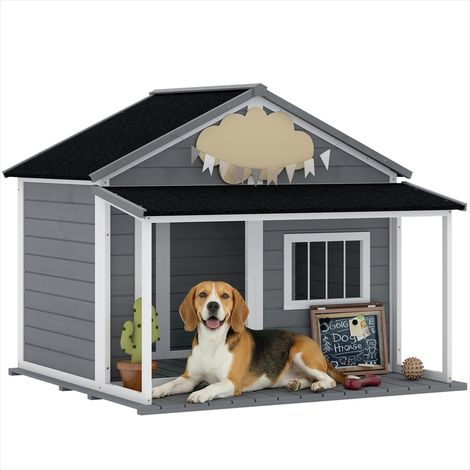 Cage de transport pour animaux gris 124 x 112 x 105 cm (1/5)