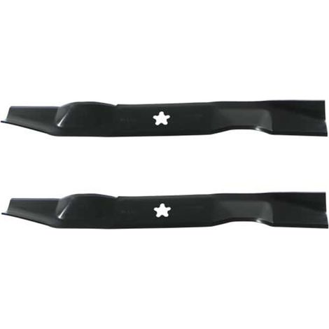 Lot de 2 Lames Tondeuse Autoportée AYP 49cm mulching référence : 134148 - 193957