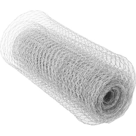 Filet à Poules Fer Hexagonal Grillage de Jardin Maille Large pour Enclos Volaille et Protection Potagers (1/5)