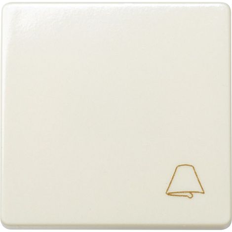 Simon 27 breiter Klingelknopf IVORY 27150-62 (1/3)