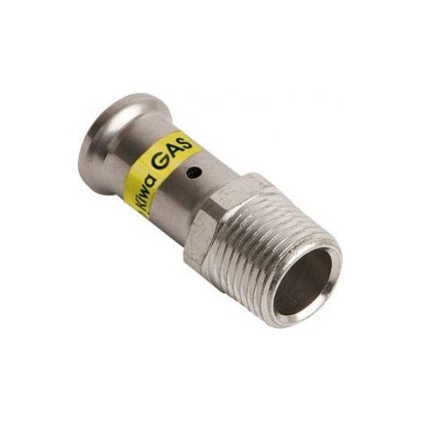 17PG raccordo diritto maschio Gas ø32x1" ottone 17PG3206 - -  HENCO - -